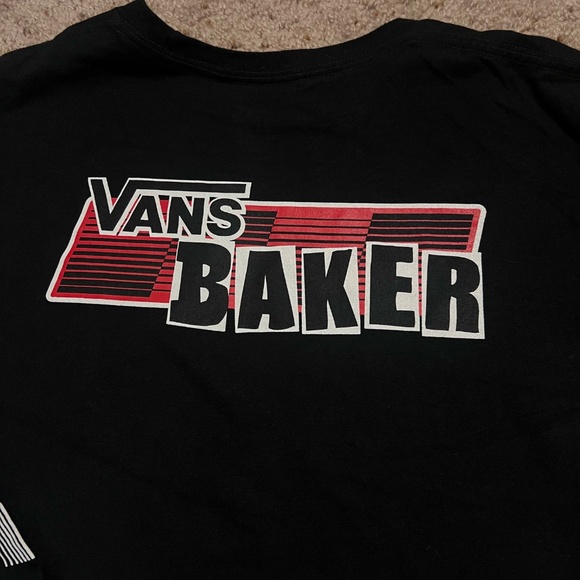 Vans x Baker Skateboards Speed Check Longsleeve Shirt (Black) - Picture 4 of 4
